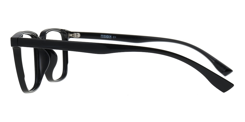 Baltimore Black Rectangle TR90 Eyeglasses