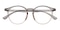Birmingham Gray Brown Round TR90 Eyeglasses