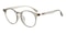 Birmingham Gray Round TR90 Eyeglasses