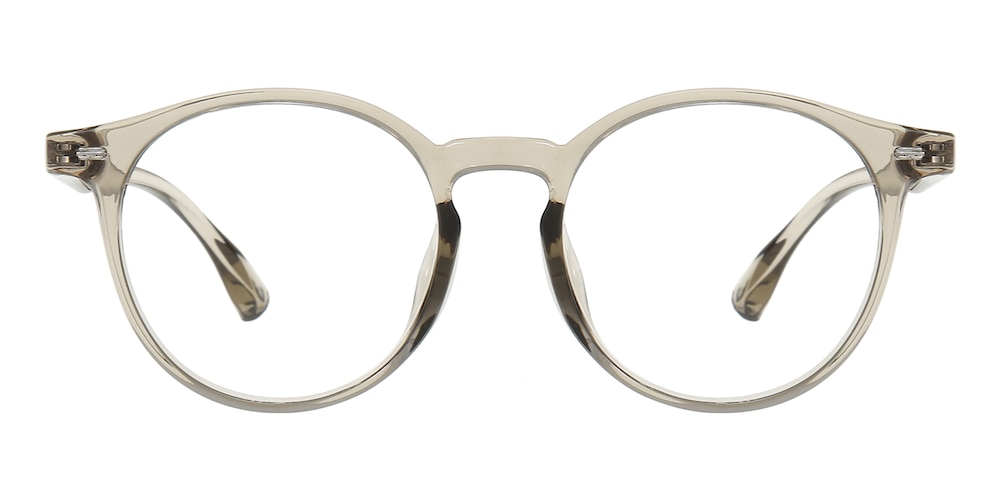 Birmingham Gray Round TR90 Eyeglasses