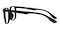 Calaveras Mblack Square TR90 Eyeglasses