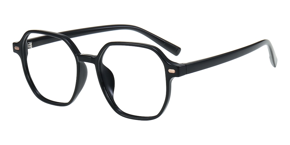 Cumberland Black Polygon TR90 Eyeglasses
