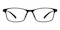 Gladstone Black Rectangle TR90 Eyeglasses