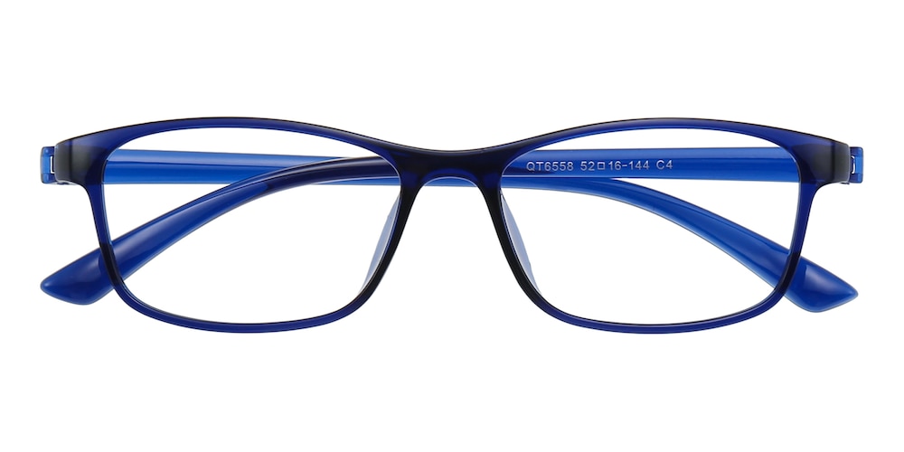 Gladstone Blue Rectangle TR90 Eyeglasses