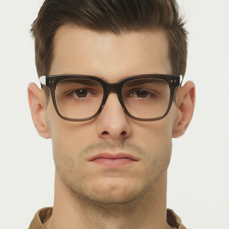 Dallas Square Champagne Eyeglasses