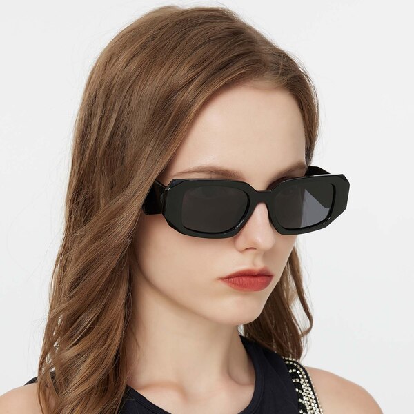 Pensacola Square Black Eyeglasses