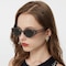 Beverly Gray Cat Eye TR90 Sunglasses