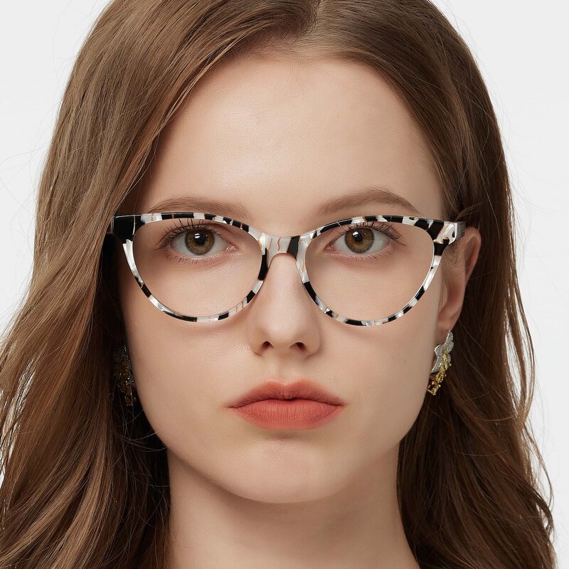 Asheboro Cat Eye Floral Eyeglasses