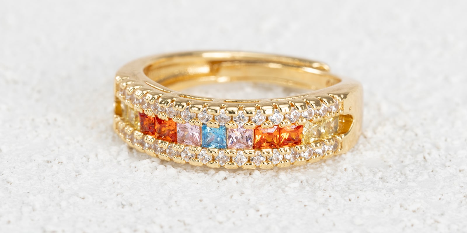 Yellow Colorful Ring
