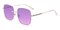 Elizabeth Rose Gold-Photochromic Purple Square Metal Eyeglasses