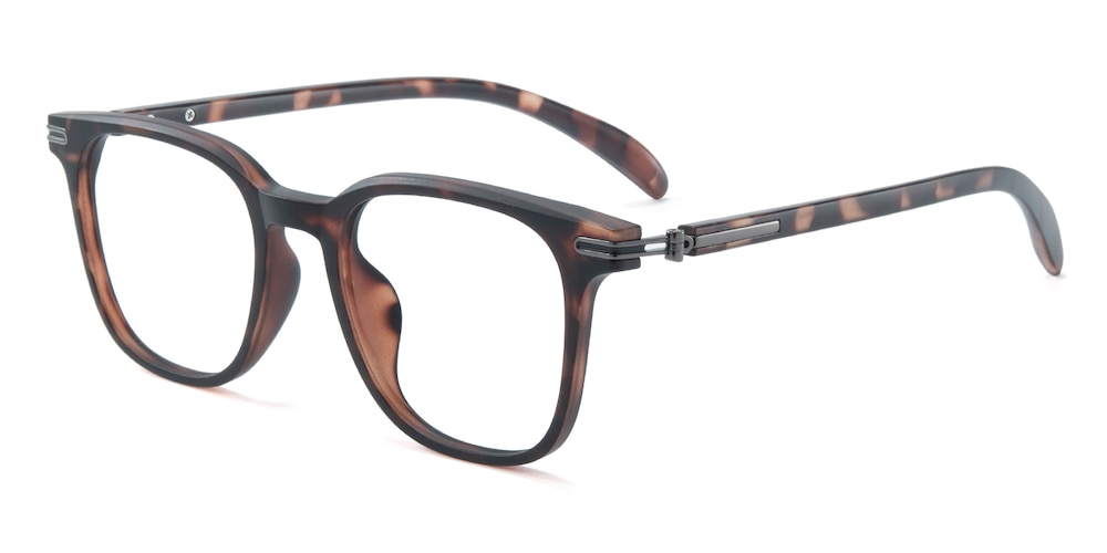 Jodian Tortoise Square TR90 Eyeglasses
