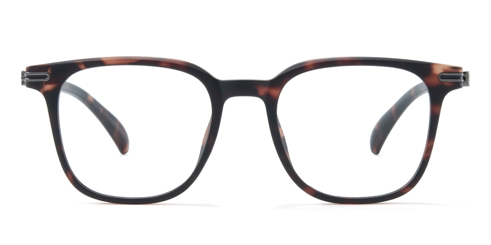 Jodian Tortoise Square TR90 Eyeglasses