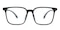 Kansas Mblack/Gray Rectangle TR90 Eyeglasses