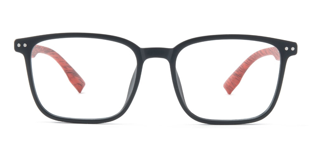 Lafayette Mblack/Brown Rectangle TR90 Eyeglasses