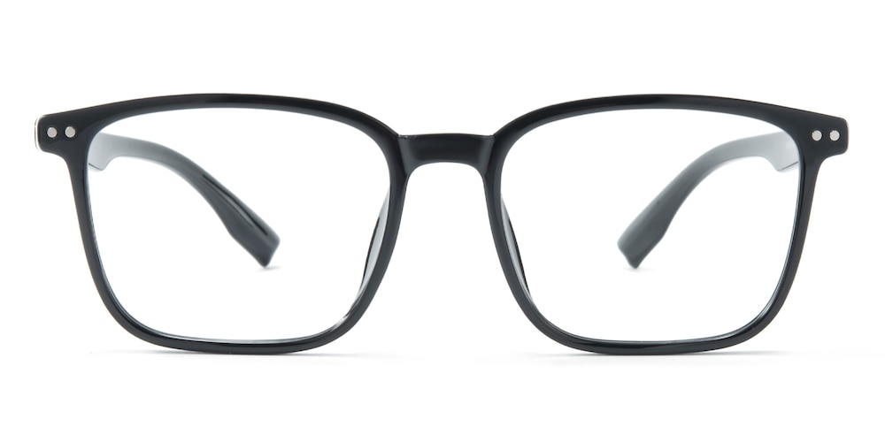 Lafayette Black Rectangle TR90 Eyeglasses