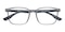 Lafayette Gray Rectangle TR90 Eyeglasses