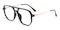 Lansing Black/Rose Gold Aviator TR90 Eyeglasses