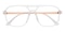 Lansing Crystal/Rose Gold Aviator TR90 Eyeglasses