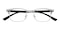 Manorville Gray Rectangle TR90 Eyeglasses