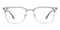 Arno Gray/Gunmetal Rectangle TR90 Eyeglasses