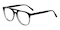 Thomas Black/Gray Aviator Acetate Eyeglasses