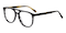 Thomas Gray Tortoise/Yellow Aviator Acetate Eyeglasses