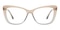 Gemma Champagne/Gray Cat Eye Acetate Eyeglasses