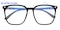 Taurus Black Blue Block Pro Square TR90 Eyeglasses