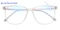Gulfport Crystal/Golden-Blue Block Pro Square TR90 Eyeglasses