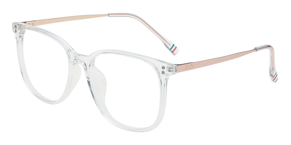 Myers Crystal/Golden Rectangle TR90 Eyeglasses