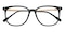 Myers Black/Golden Rectangle TR90 Eyeglasses