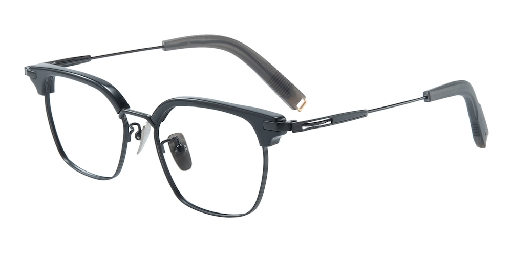 Beaumont Black Square Titanium Eyeglasses