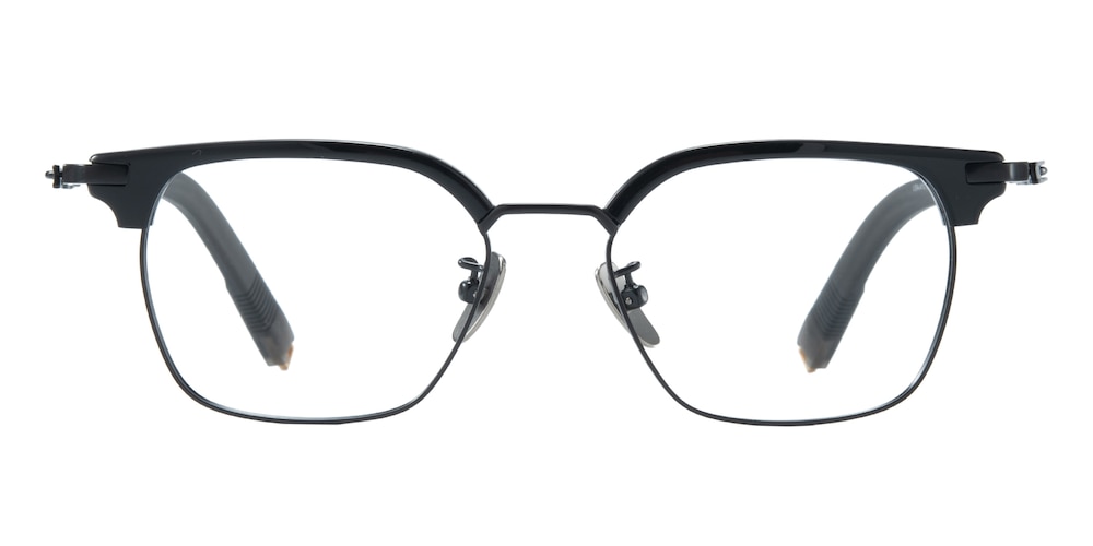Beaumont Black Square Titanium Eyeglasses