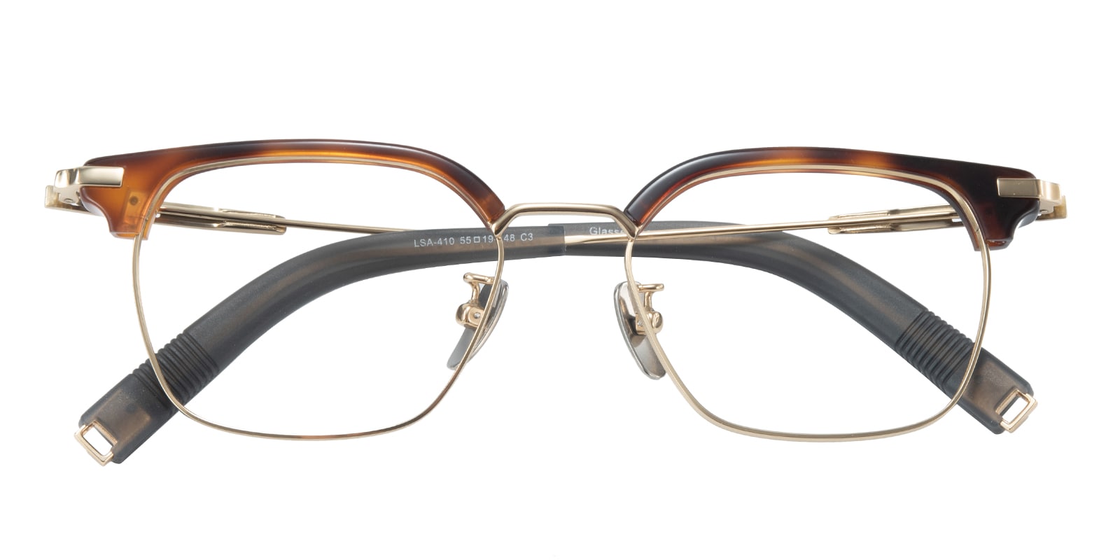 Beaumont Square Tortoise Golden Eyeglasses