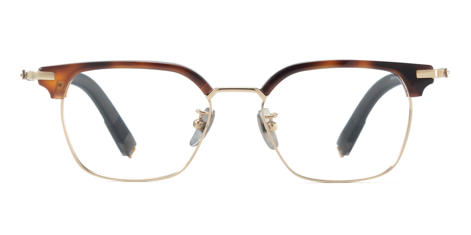 Beaumont Square Tortoise Golden Eyeglasses