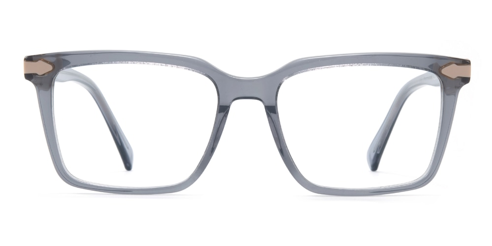 Anaheim Gray Rectangle Acetate Eyeglasses