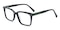 Anaheim Black Rectangle Acetate Eyeglasses