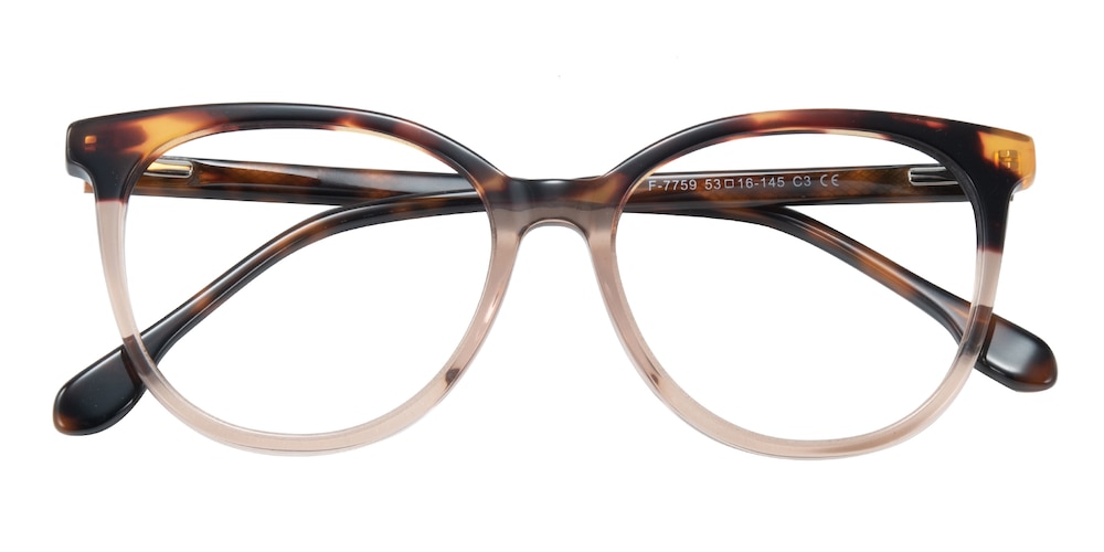 Claire Tortoise/Brown Cat Eye Acetate Eyeglasses
