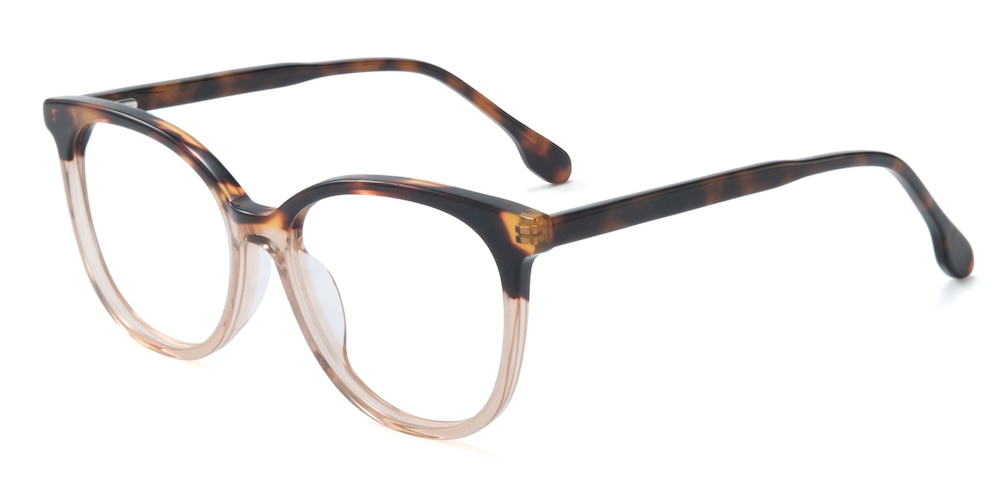 Claire Tortoise/Brown Cat Eye Acetate Eyeglasses