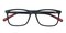 Kevin Black Rectangle TR90 Eyeglasses