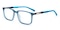 Richard Blue Rectangle TR90 Eyeglasses
