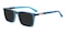 Charlie Blue Rectangle TR90 Sunglasses