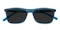 Davis Blue Rectangle TR90 Sunglasses