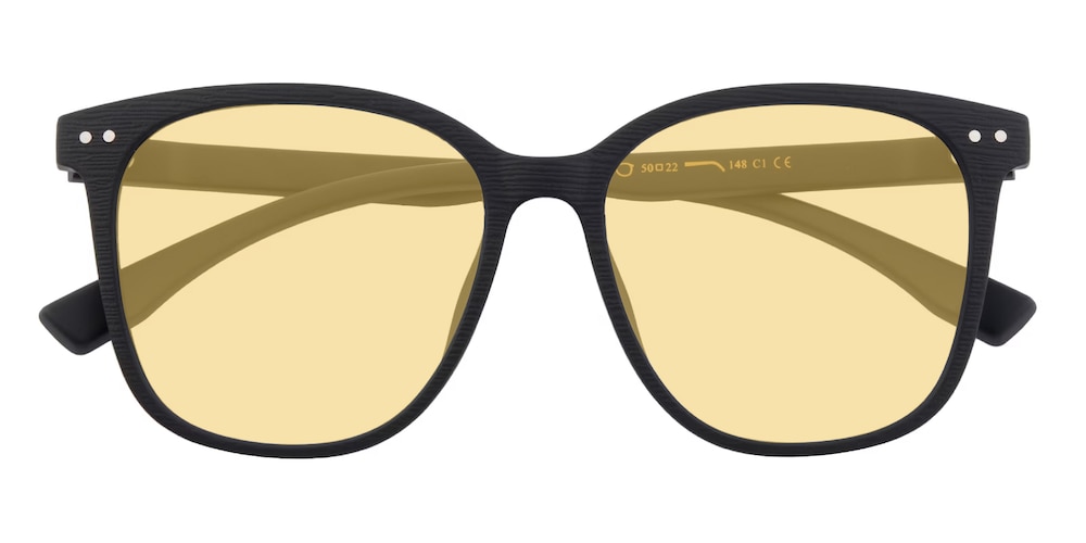 Woolley Black Square TR90 Sunglasses