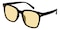 Atlantic Black Square TR90 Sunglasses