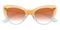 Xenia Yellow/Opal Blue Cat Eye TR90 Sunglasses