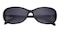 Jessie Black Oval TR90 Sunglasses
