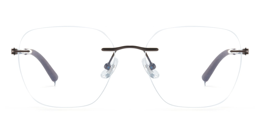 Bert Brown Polygon Titanium Eyeglasses