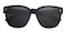 Fit Over Sunglasses Black Oval TR90 Sunglasses