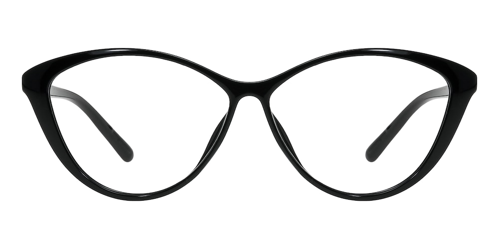 Bertha Black Cat Eye TR90 Eyeglasses